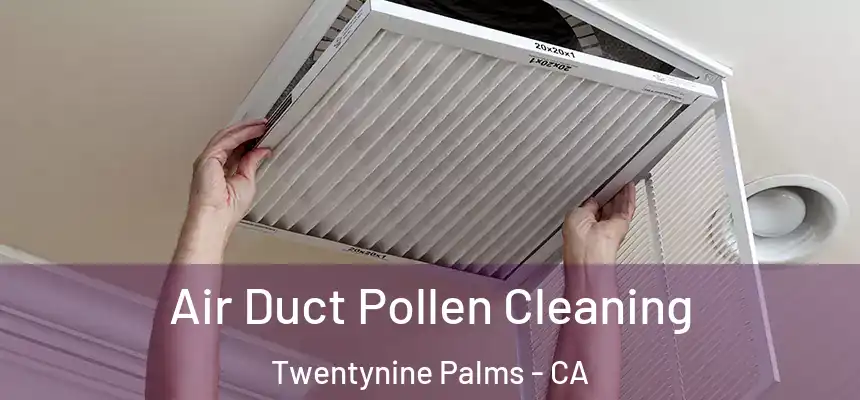 Air Duct Pollen Cleaning Twentynine Palms - CA